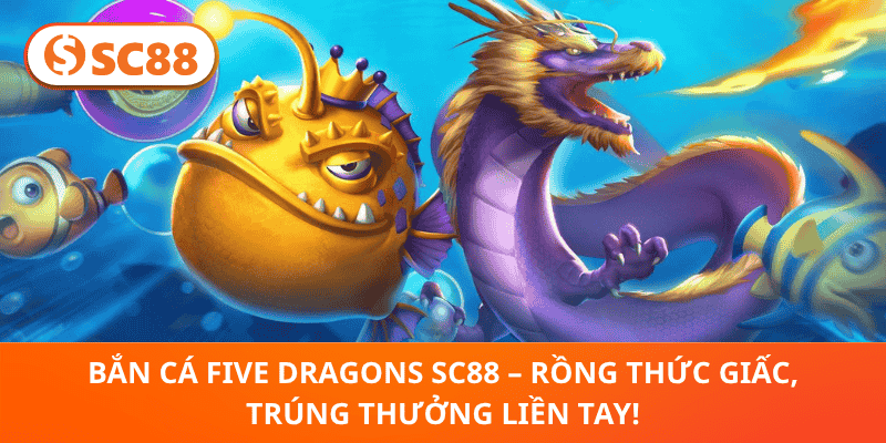 Bắn Cá Five Dragons SC88 – Rồng Thức Giấc, Trúng Thưởng Liền Tay!