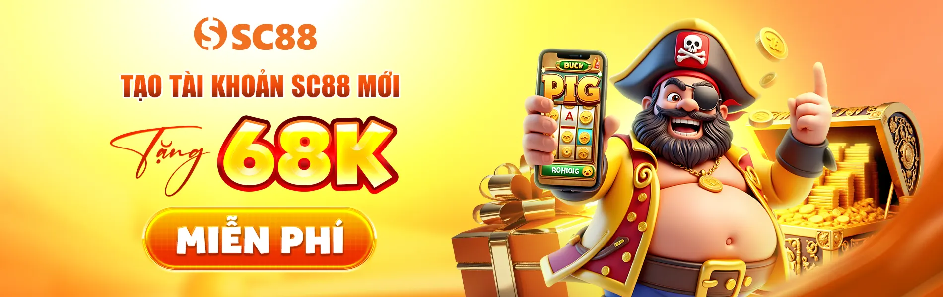 tạo tài khoản sc88 tặng 68k